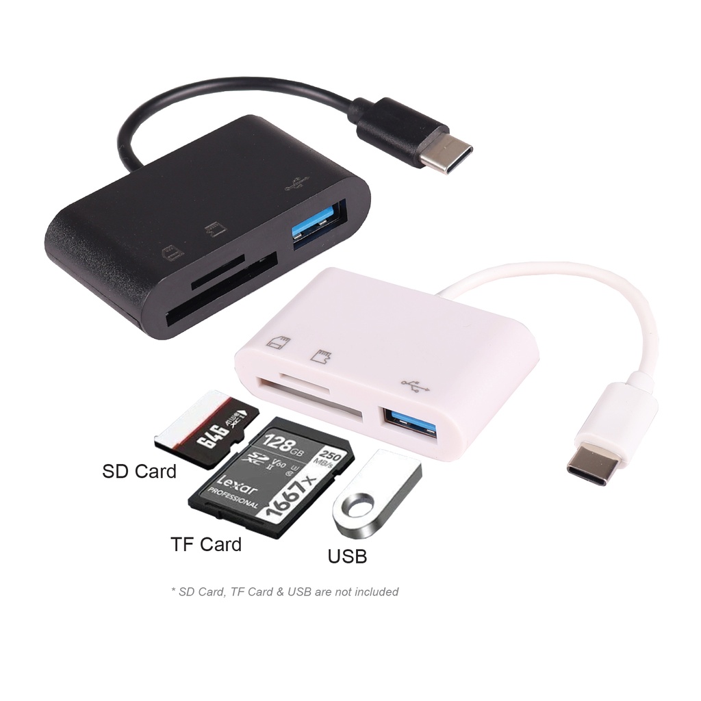 3 IN 1 TYPE-C CARD READER