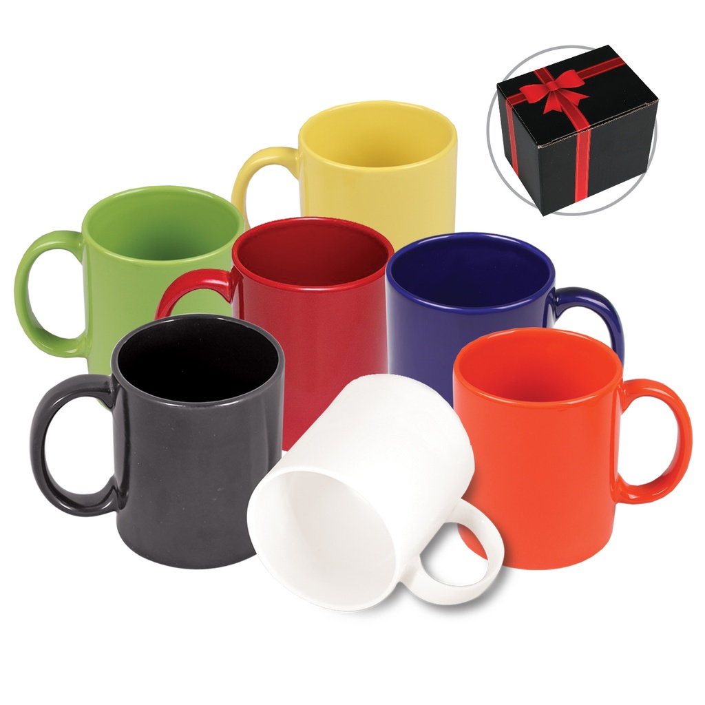 [M-1048-BK] CERAMIC MUG (BK)