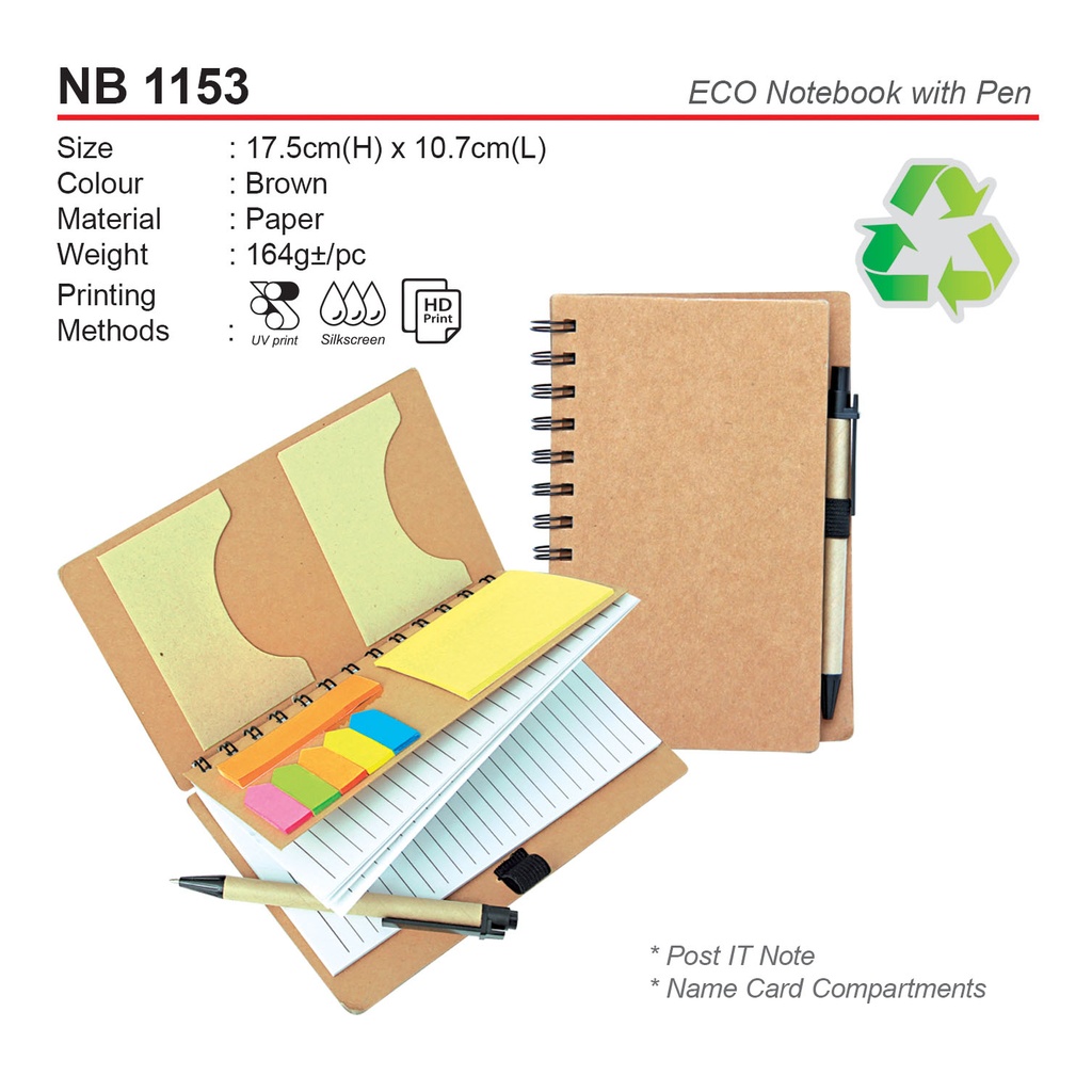 ECO NOTEBOOK W PEN