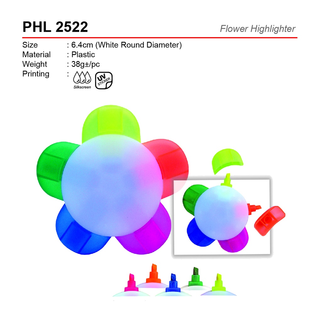 FLOWER HIGHLIGHTER (NO BOX)