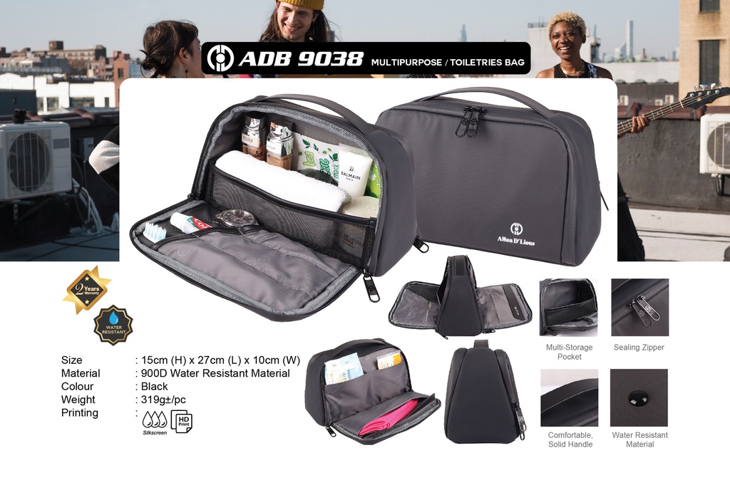 MULTIPURPOSE / TOILETRIES BAG