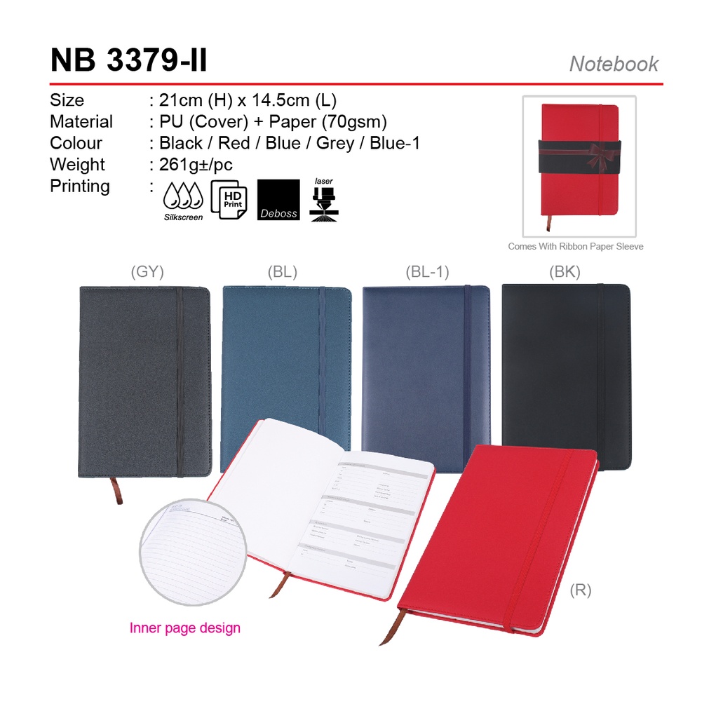 NOTEBOOK + Y 4912 II (BK)
