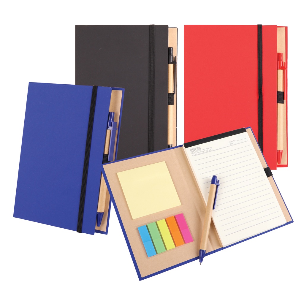 NOTEBOOK WITH PEN & STICKY NOTE