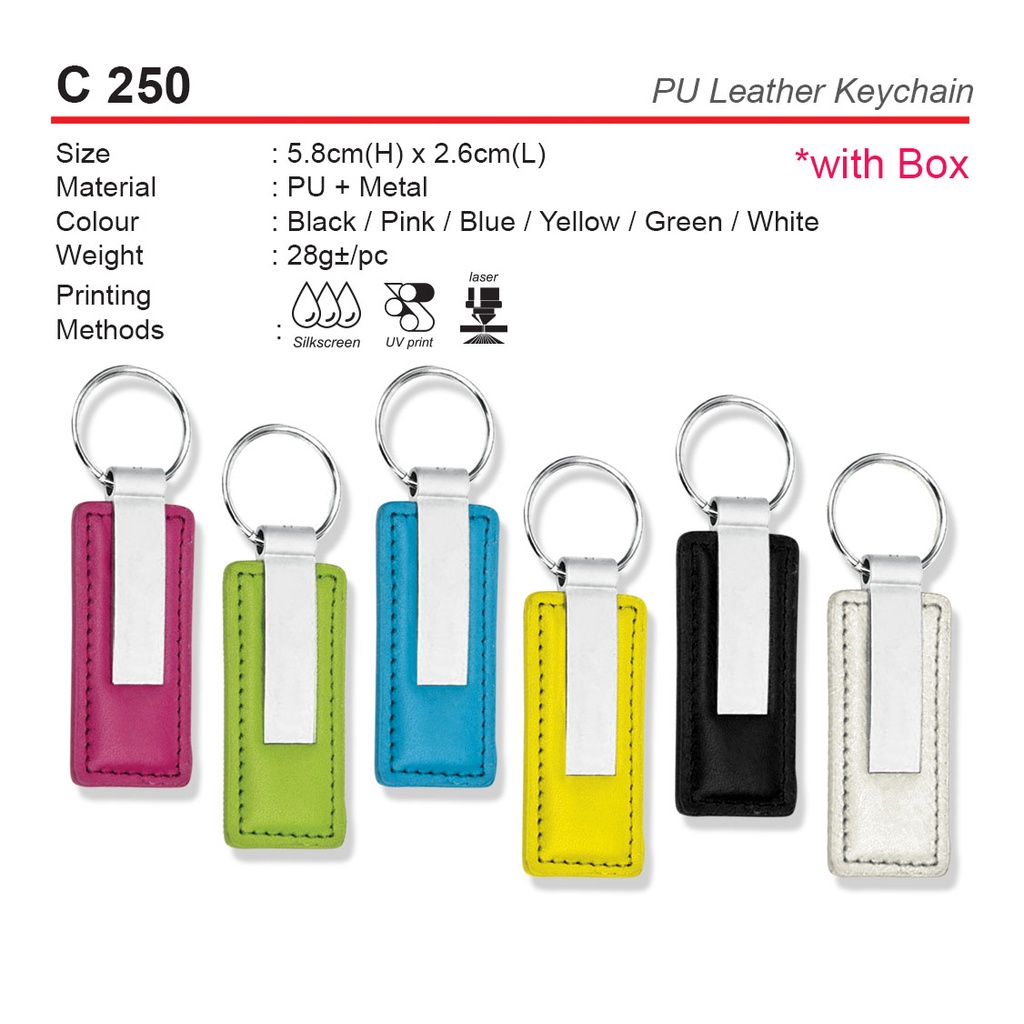 PU LEATHER KEYCHAIN