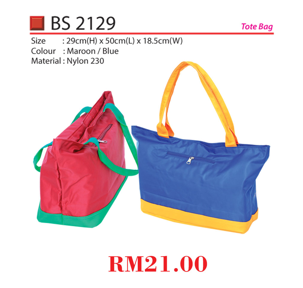 TOTE BAG WITH ZIPPER