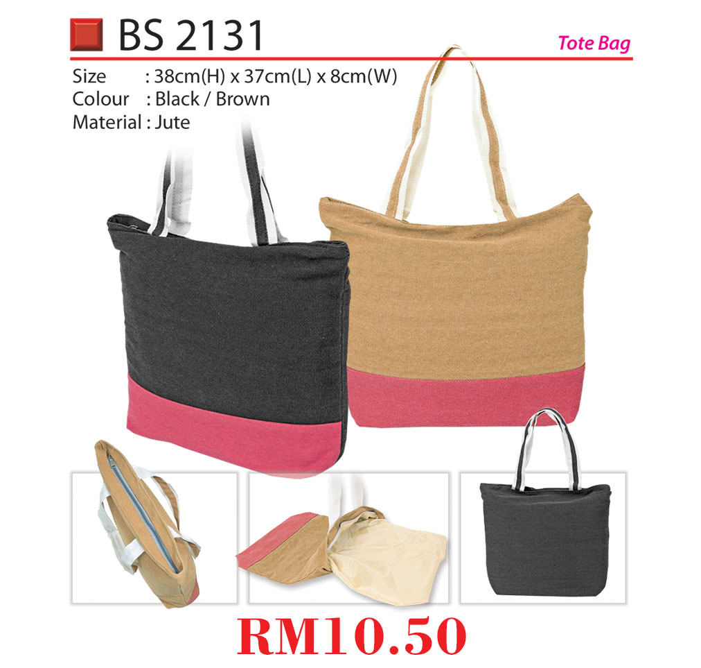TOTE BAG WITH ZIPPER