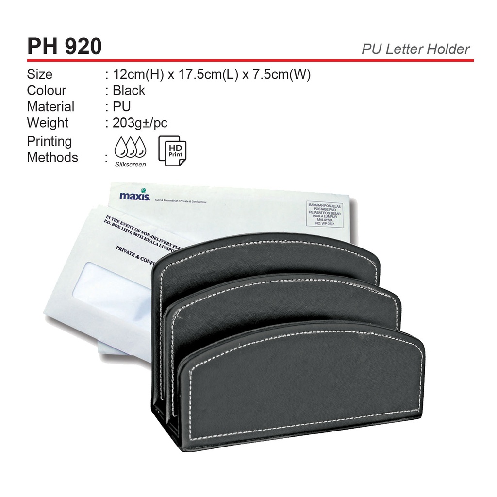PU LETTER HOLDER