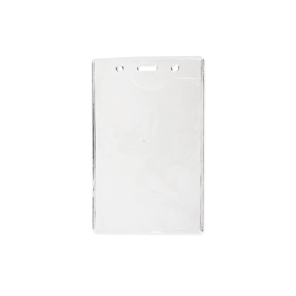TRANSPARENT PVC ID CARD HOLDER