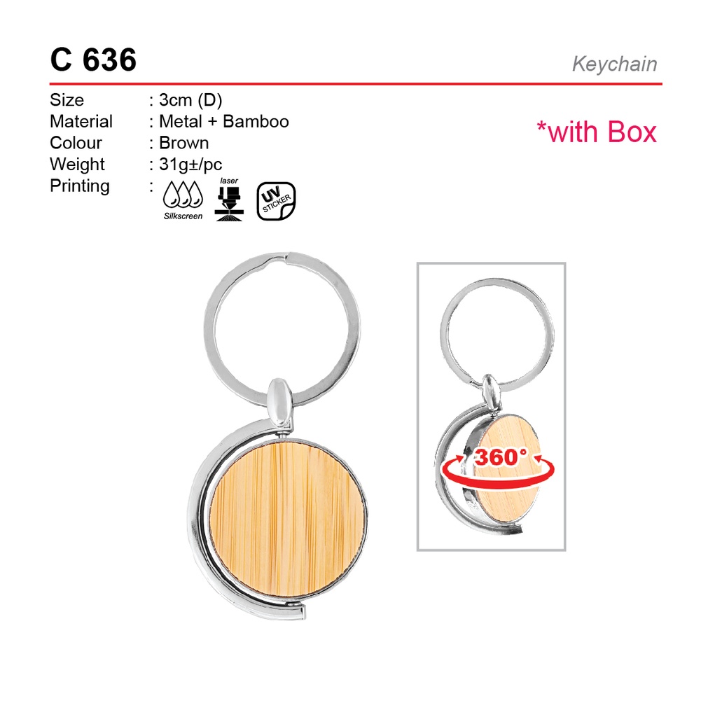 WOODEN KEYCHAIN